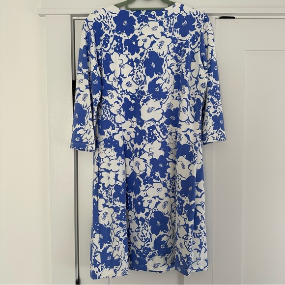 Like New! Magi Gold Floral Print Dress - Picture 3 of 5